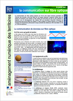 Fiche le point sur ... la communication sur fibre optique